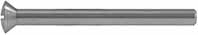Tang Bolt Blank, 10-32 blank, 3/8" diameter oval head, 2" shank length